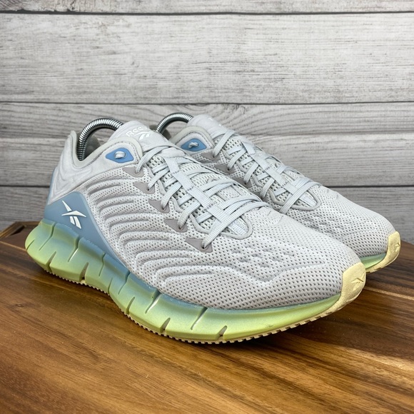 Reebok Zig Kinetica Lemon Glow Fluid Blue Training Shoe EH2811 Women’s Size 9.5 - Picture 3 of 11